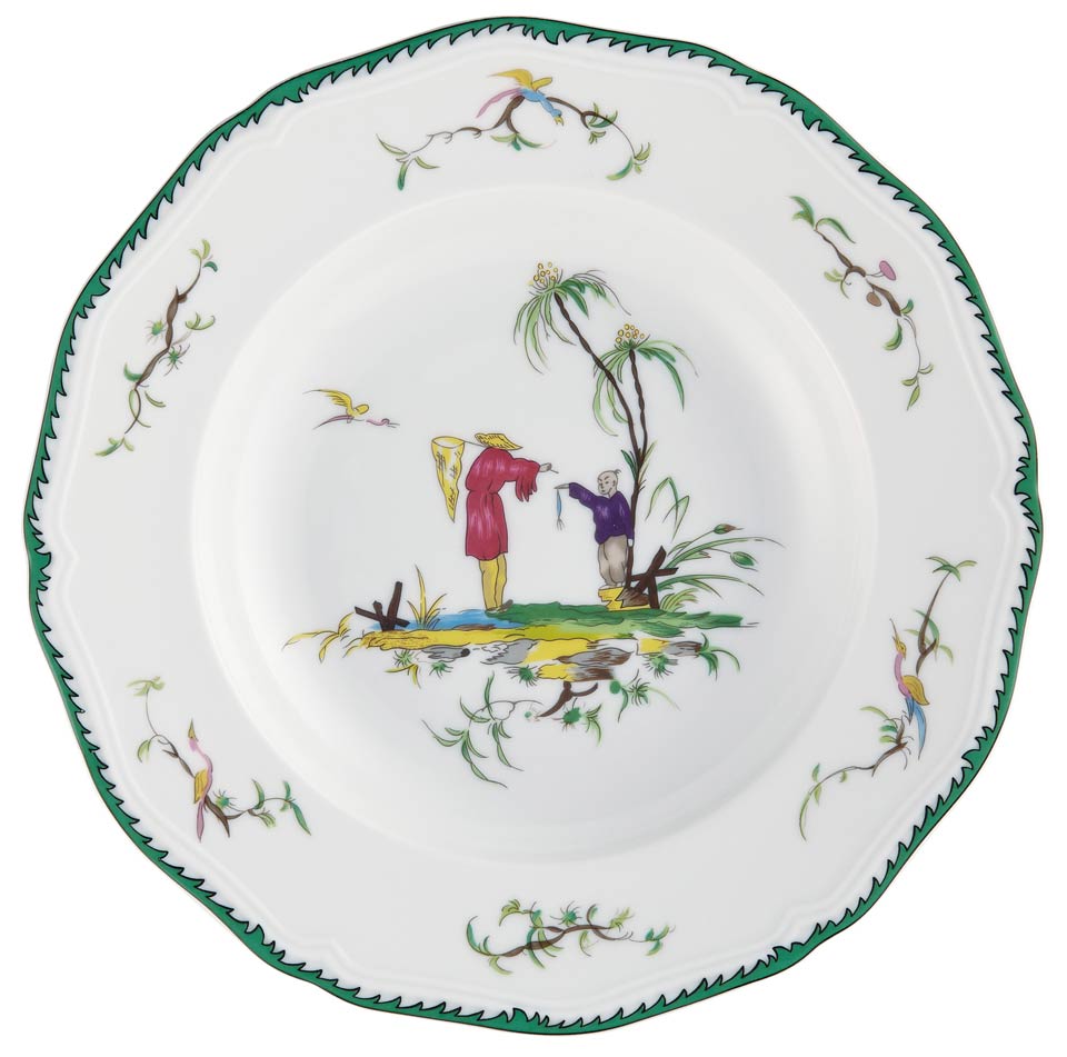 French Rim Soup Plate D-9.1 in 5.9 oz