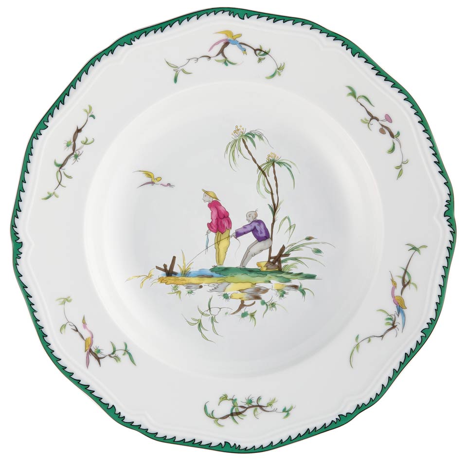 French Rim Soup Plate D-9.1 in 5.9 oz