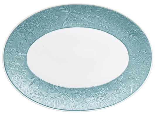Sky Blue - Oval Platter 14.2 x 10.2 in