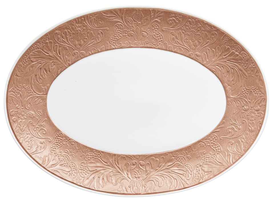 Copper - Oval Platter 14.2 x 10.2 in