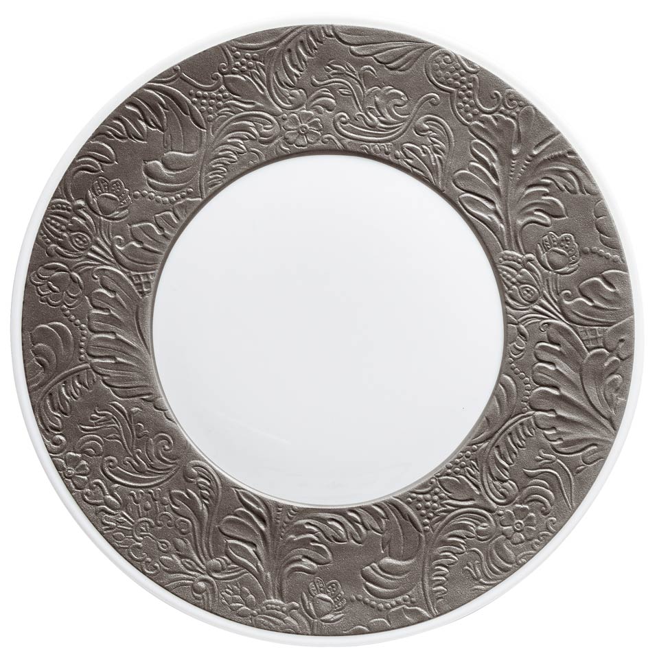 Dark Grey - Salad/Dessert Plate Coupe 9.4 in