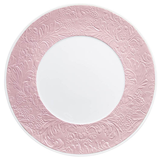 Nacre - American Dinner Plate w/ Engraved Rim 10.6 in