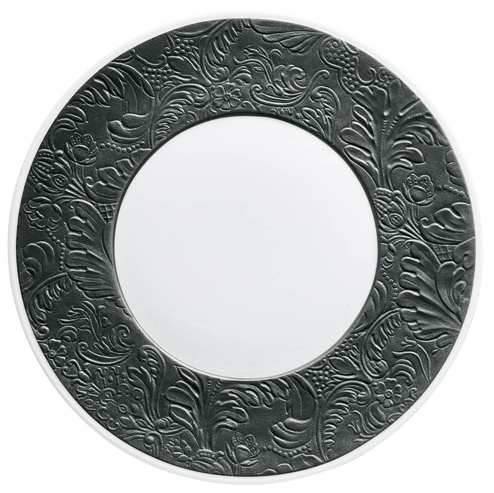 Black Matte - Salad/Dessert Plate Coupe 9.4 in