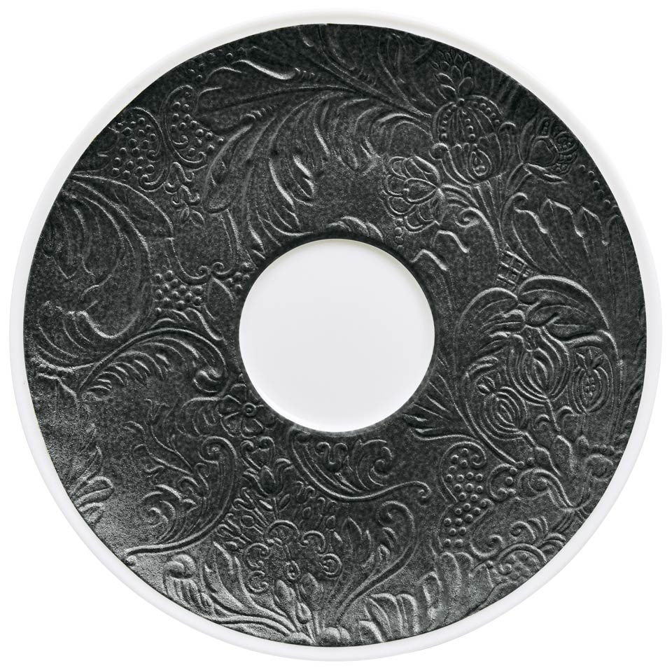Black Matte - Tea Saucer Extra 6.9 in