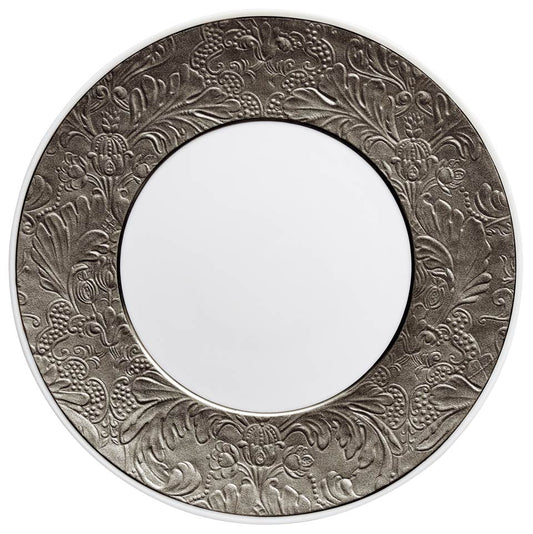 American Dinner Plate w/ Engraved Rim 10.6 in