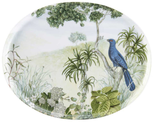 Oval Platter 8 1/4 in Blue