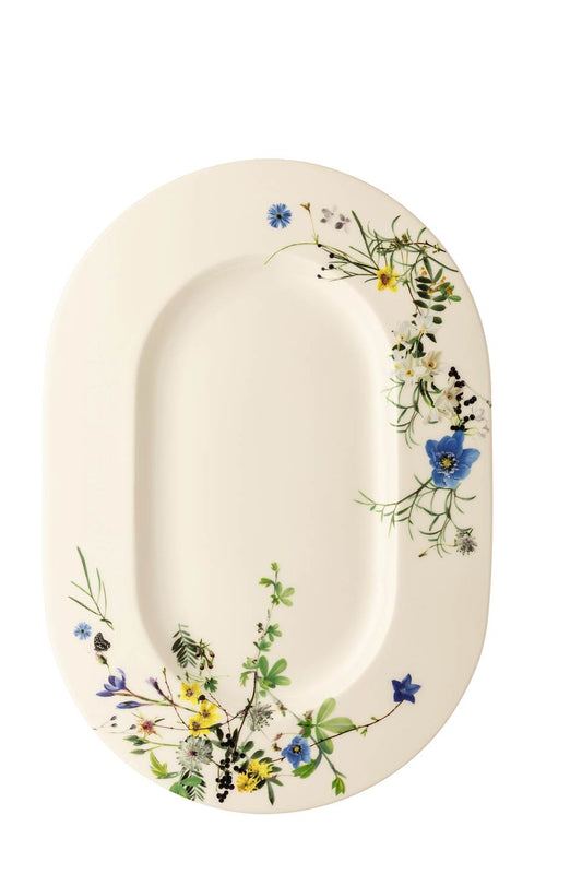 Platter Oval Rim 16 x 11 1/2 in