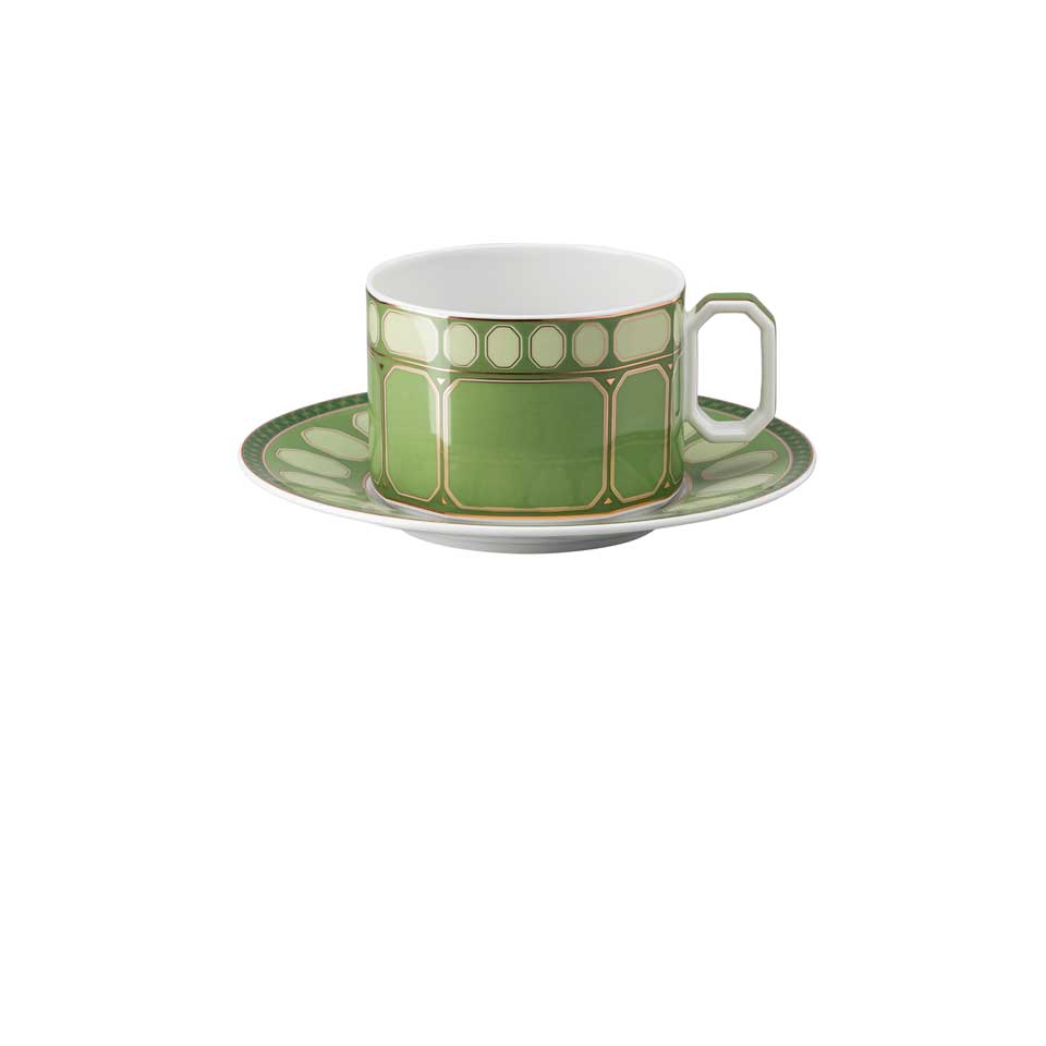 Swarovski Signum-Tea Cup 8 oz & Saucer 6