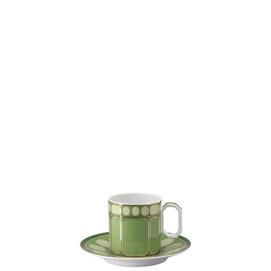 Swarovski Signum-Coffee Cup 6 oz & Saucer 5 1/2
