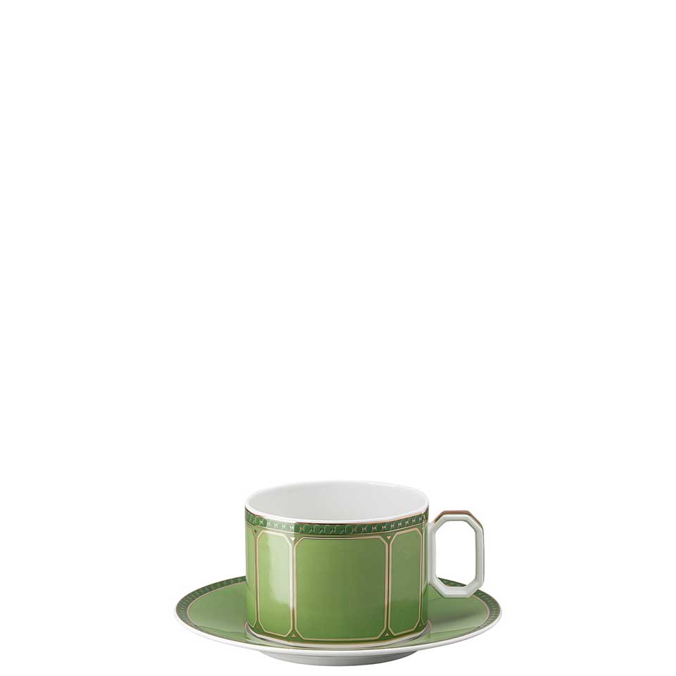 Swarovski Signum-Combi Cup 11 oz & Saucer 6 1/2