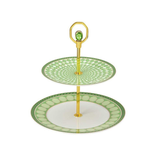 Etagere 2 tiers 10 in H Fern Green