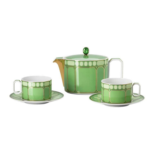 Teaset 5 pcs Fern Green