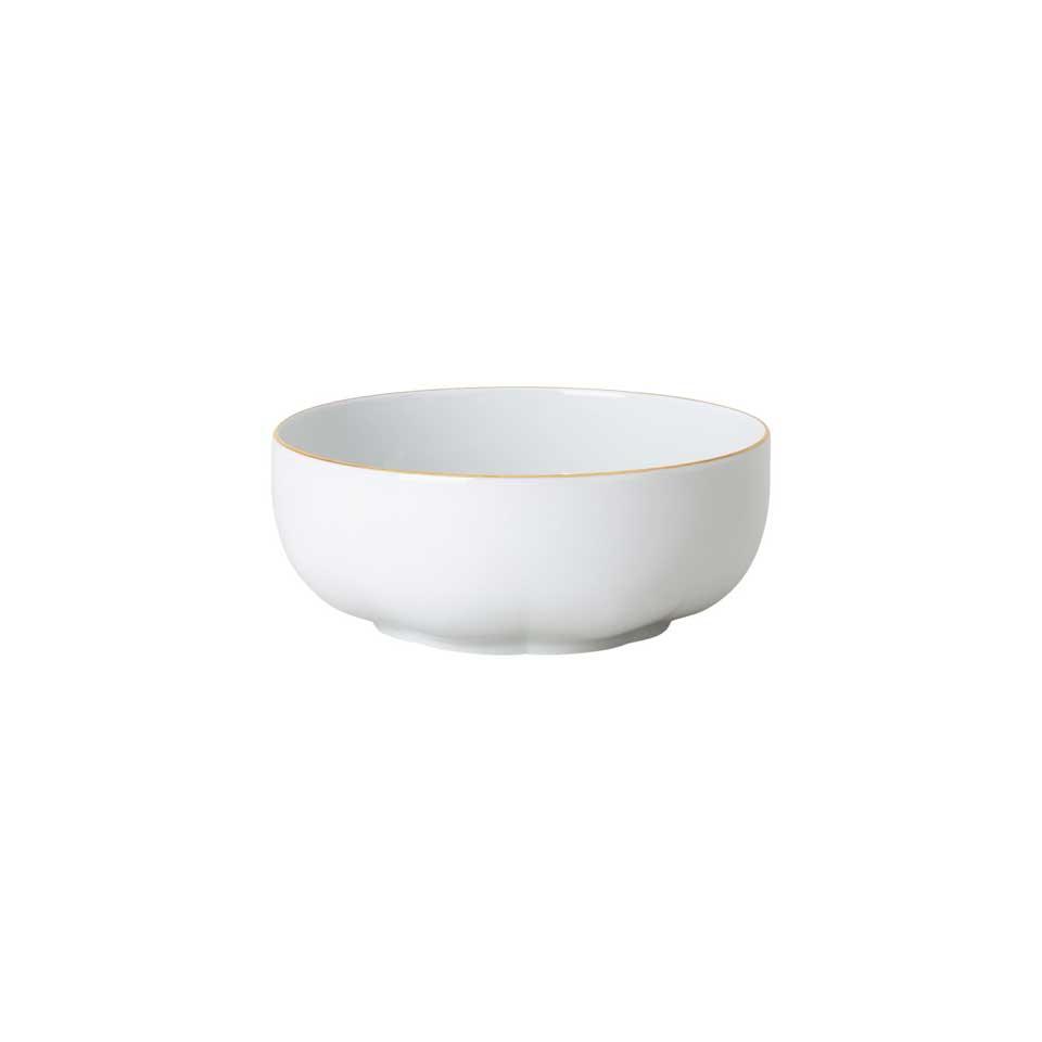Serving Bowl 7 in 40 1/2 oz Gold Band