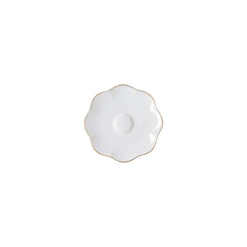 AD Saucer 4 3/4 in Gold Band