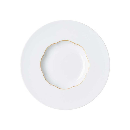 Soup Plate (medium) 10 1/4 in Gold Band