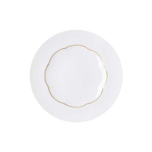 Salad Plate (neg) 9 1/4 in Gold Band