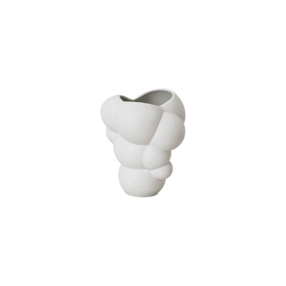 Skum Vase 5 1/2 in White Matte