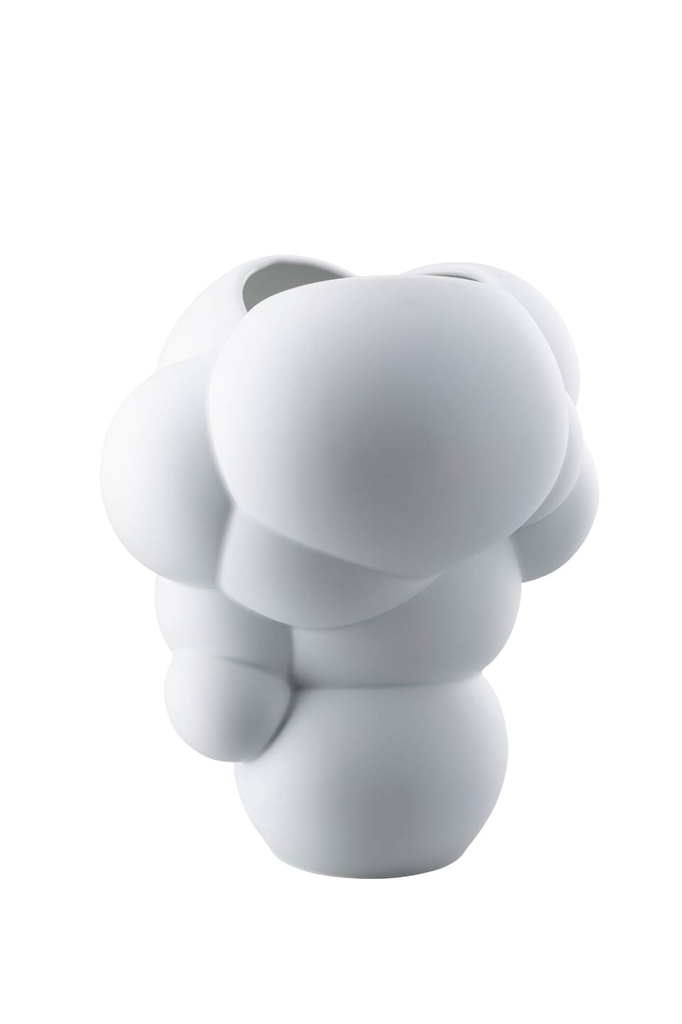 White Matte Vase Â 10 1/4