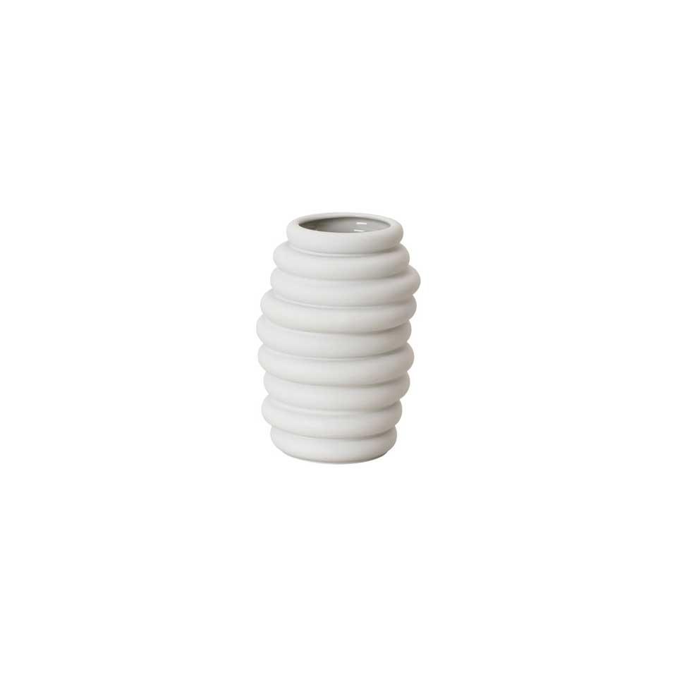 Hop Vase 5 1/2 in White Matte