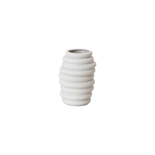 Hop Vase 5 1/2 in White Matte