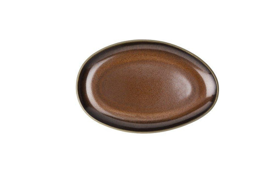 Platter Flat Oval 9 7/8 6 1/4 in