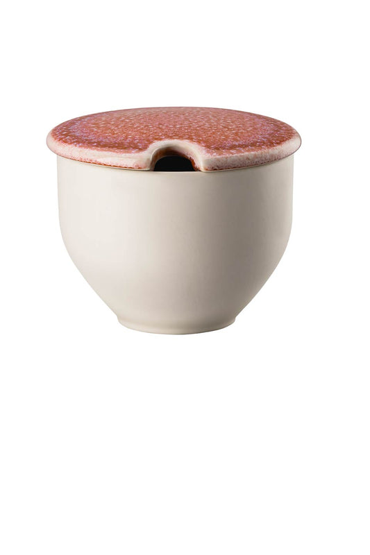 DISCONTINUED-  Sugar Bowl w/ Indent & Lid 8 1/2 oz