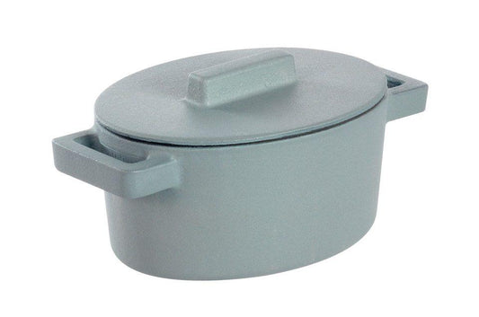 Oval Casserole With Lid, Ginger 5 X 4 In