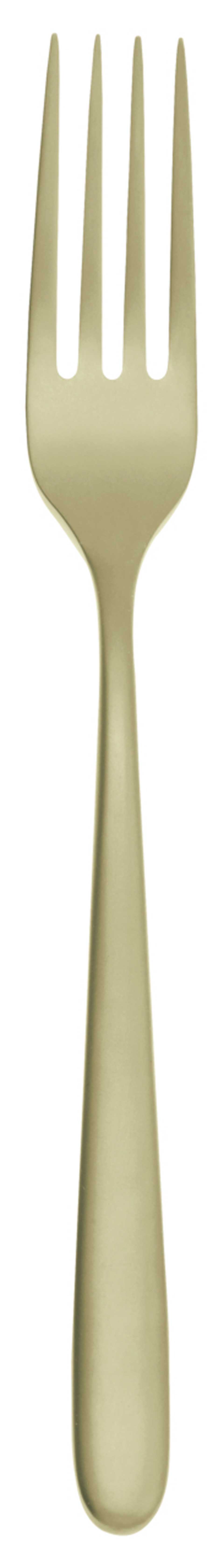 Champagne Antico - Serving Fork 18/10 s/s Sand Blasted Finish - PVD Champagne