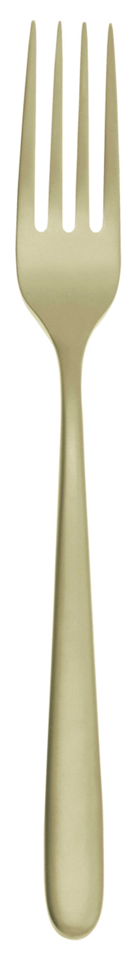 Champagne Antico - Serving Fork 18/10 s/s Sand Blasted Finish - PVD Champagne