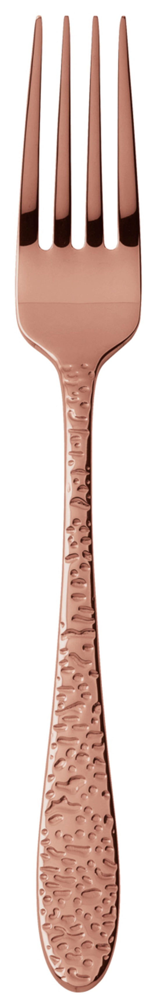DISCONTINUED-Table Fork 18/10 s/s 8 in PVD Copper (DISCO. While Supplies Last)