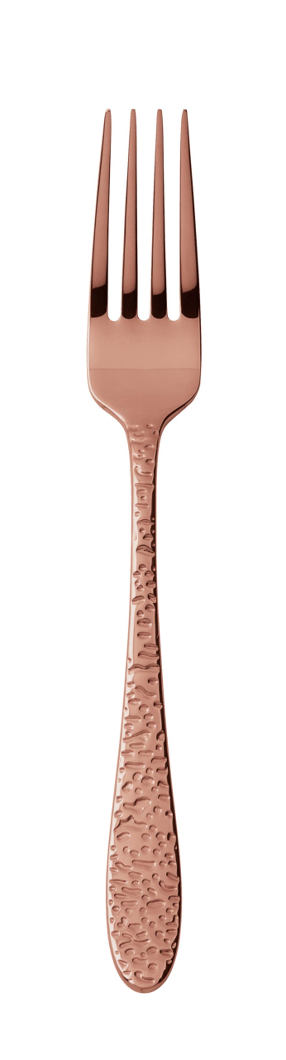 DISCONTINUED-Dessert Fork 18/10 s/s 7 1/4 in PVD Copper (DISCO. While Supplies Last)
