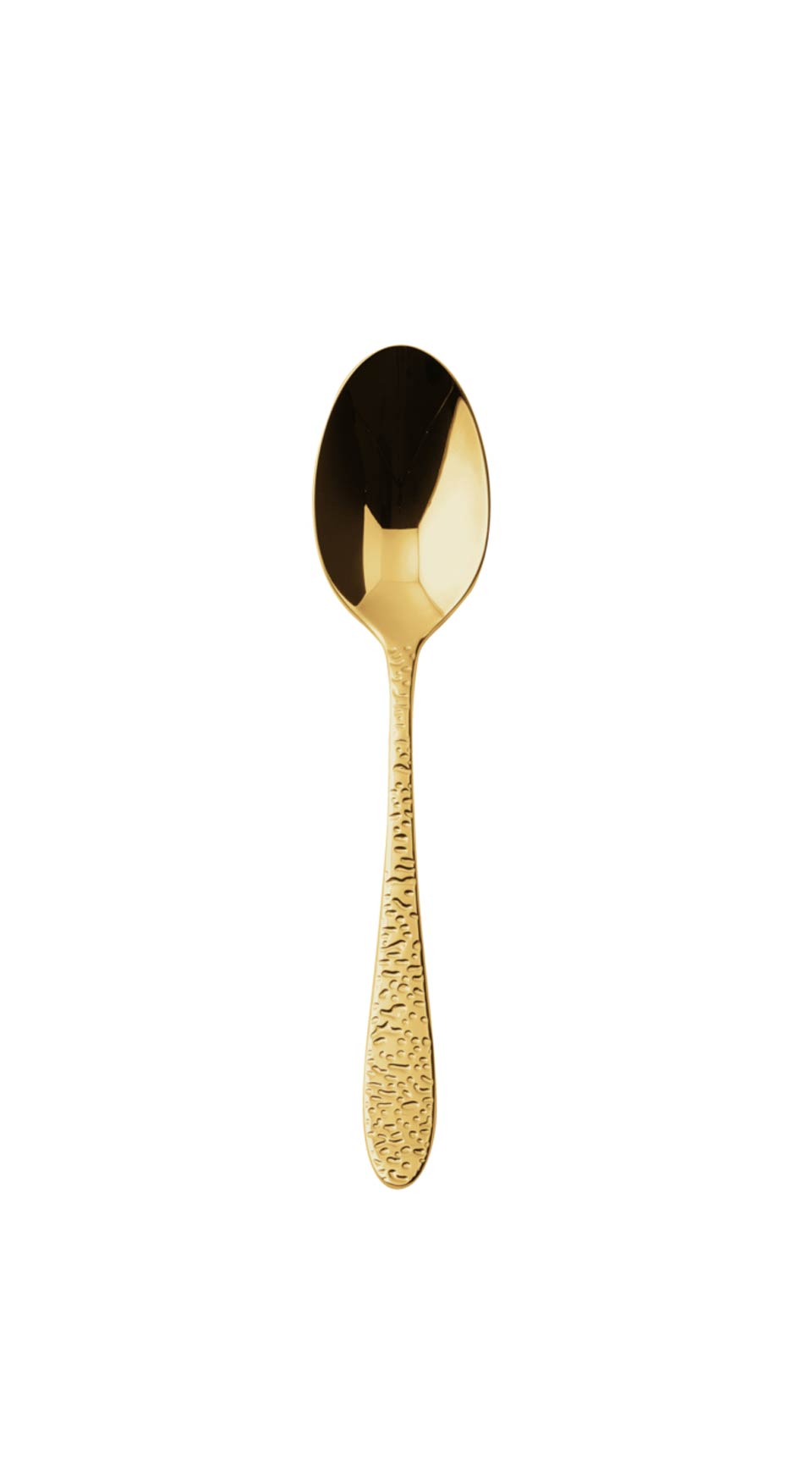 DISCONTINUED-Moka Spoon 18/10 s/s 4 3/4 in PVD Gold (DISCO. While Supplies Last)