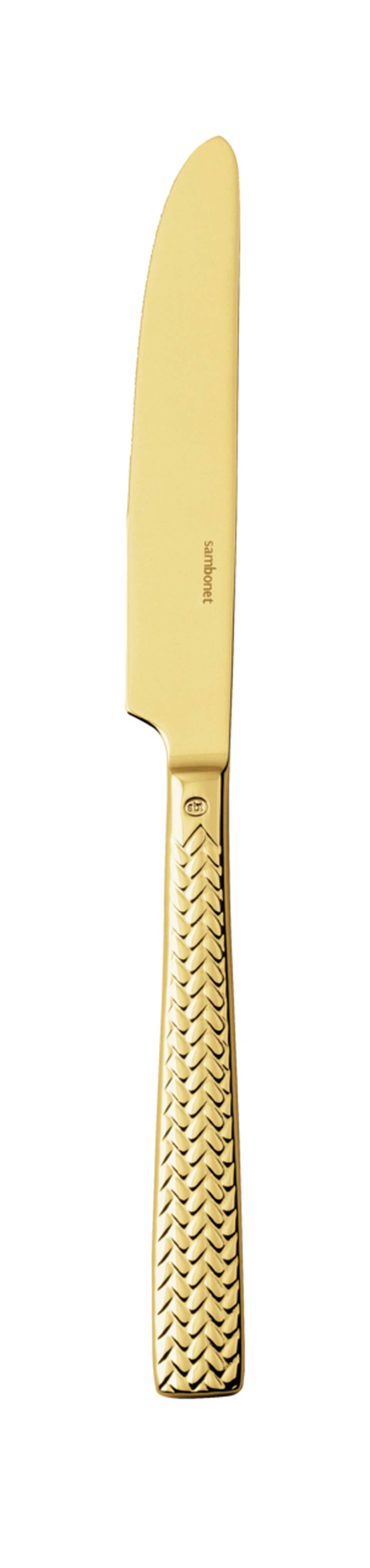 Dessert Knife SH 18/10 s/s 8 1/4 in PVD Gold