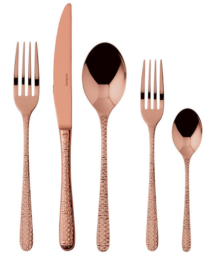 5 PC. Place Setting SH 18/10 s/s PVD Copper