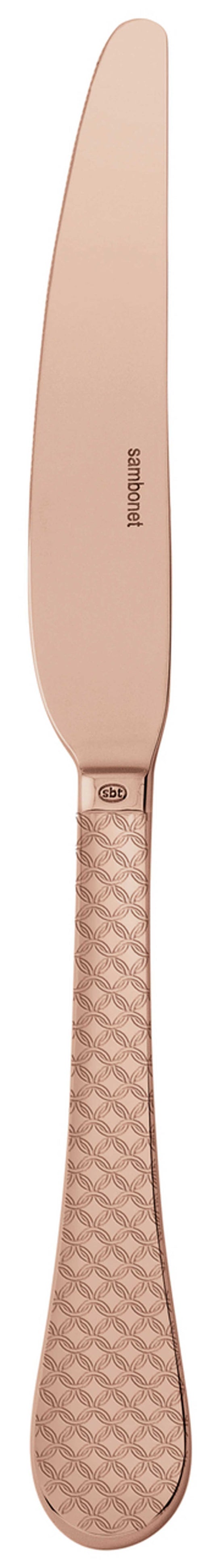 Taormina Copper - Table Knife SH 18/10 s/s 9 1/4 in - PVD Copper