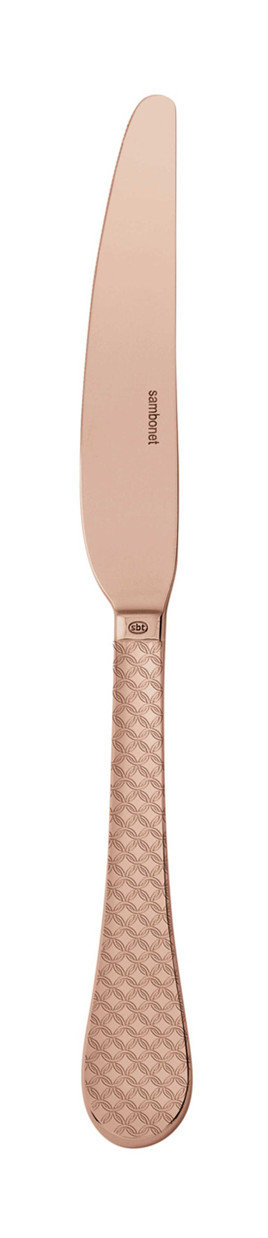 Taormina Copper - Dessert Knife SH 18/10 s/s 8 1/4 in - PVD Copper