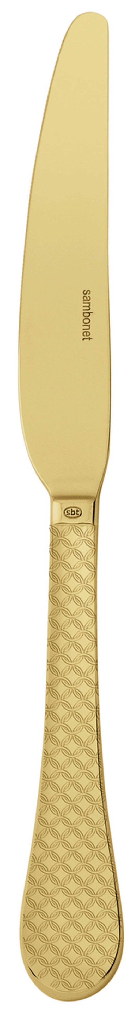 Taormina Gold - Table Knife SH 18/10 s/s 9 1/4 in - PVD Gold
