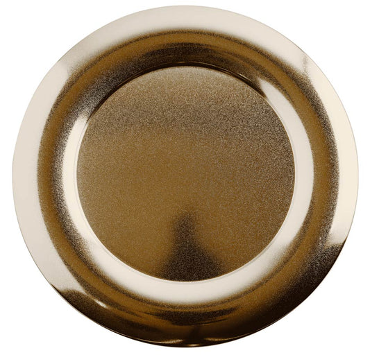 PVD Red Gold Show Plate – 12 1/4 in