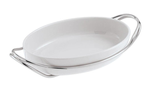 Oval porcelain dish set