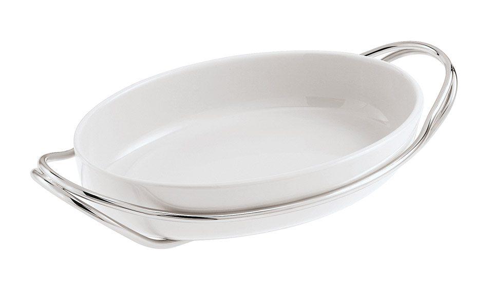 Oval porcelain dish set