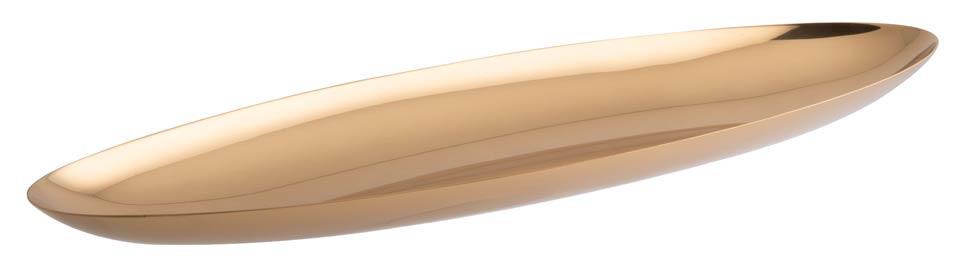 Fruit Tray 18 x 6 in PVD Gold