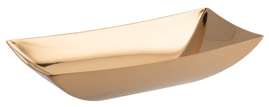 Bread Basket 9 1/2 x 4 3/4 in PVD Gold