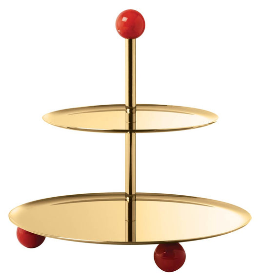 Pastry stand (2 tiers) - 8 1/2 in x 8 1/2 in