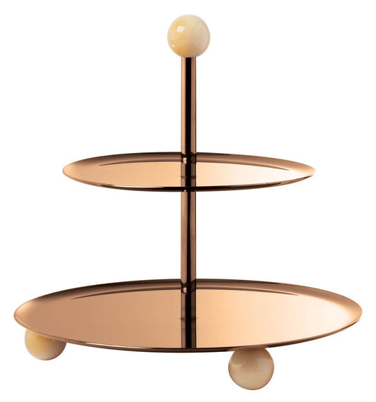 Pastry stand (2 tiers) - 8 1/2 in x 8 1/2 in