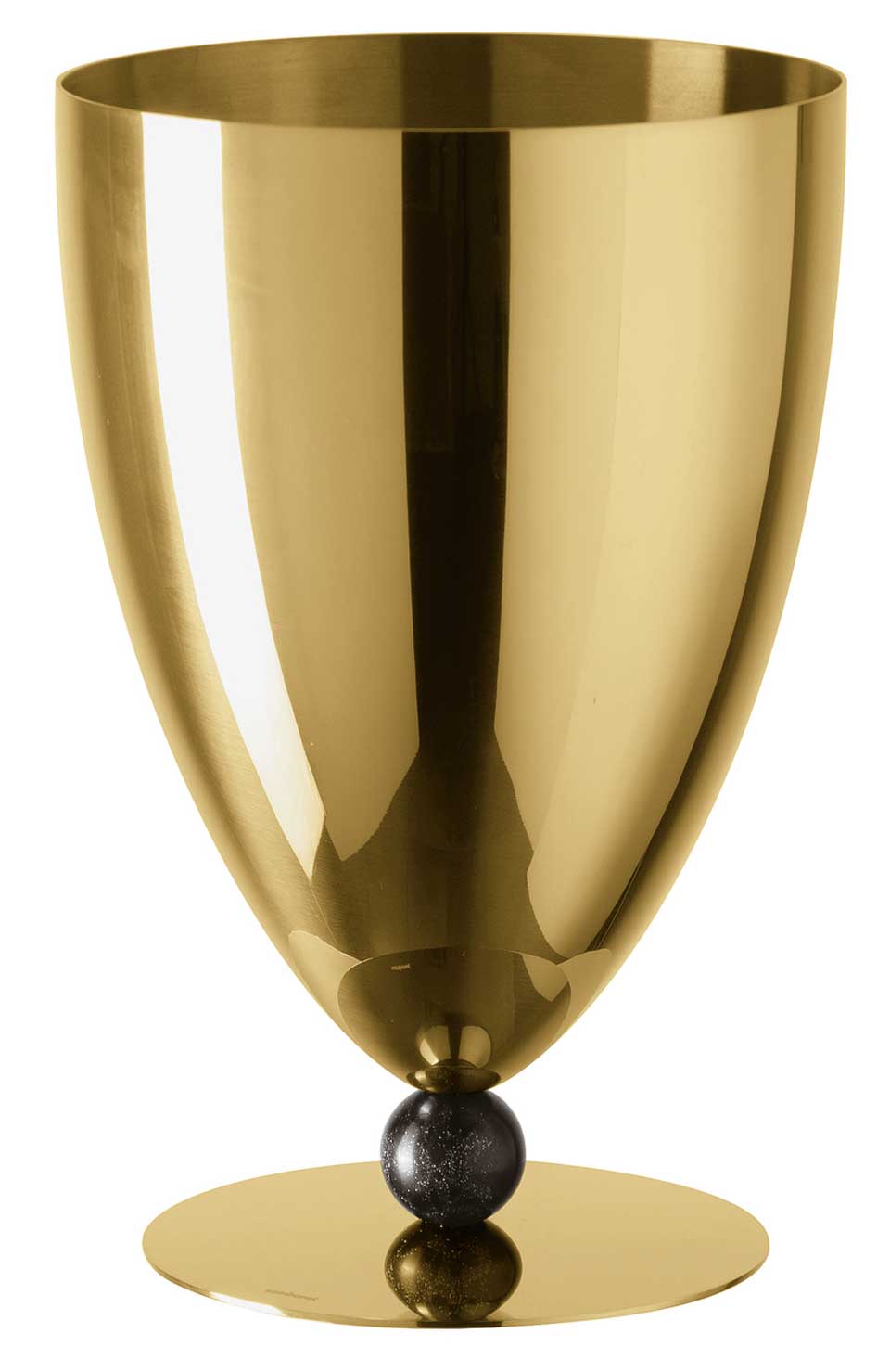 Wine Cooler 7 in - Silverplated Gold Black