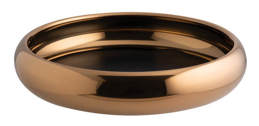 Bowl/ Tray without Handle D 12 5/8 in PVD Cognac