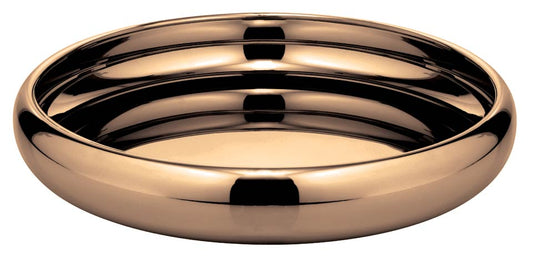 Bowl/ Tray without Handle D 15 3/4 in PVD Cognac