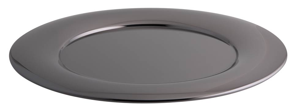 Show Plate 12 1/2 in PVD Black