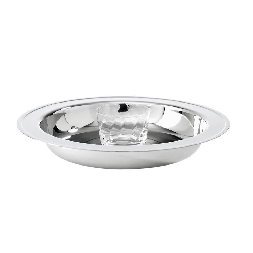 Oyster plate with crystal