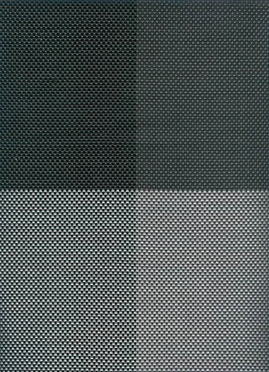 Table mat, black four sectors